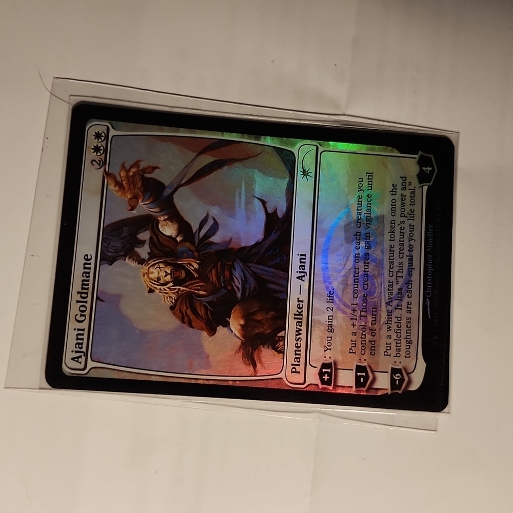 Magic the Gathering   Ajani Goldmane Pro Tour 2011 Foil